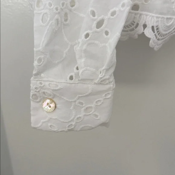 Lilly Pulitzer Singrid Eyelet Top - Picture 6 of 8